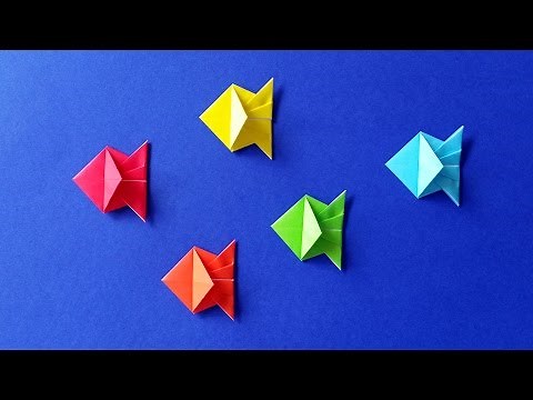 How to Make an Origami Fish - Easy Tutorial - DIY 🐟 (Stéphane Gigandet)