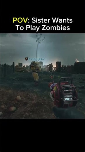 Sis Sucks Bro 😭😭 #zombies #gaming #blackops2 #cod #zombieshorts #trash #codzombies