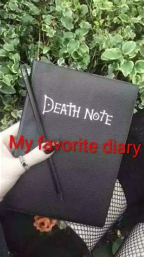 Death note is best diary 👍🏻💀