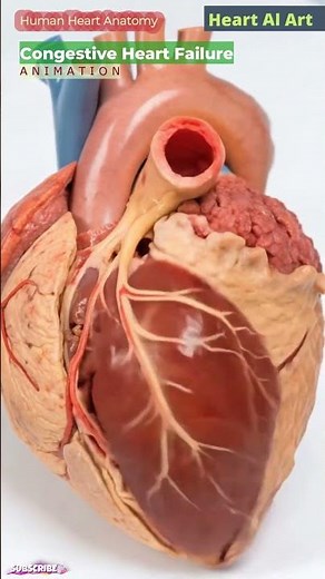 Congestive Heart Failure Animation | Heart AI Art | 10