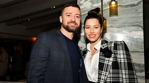 Jessica Biel and Justin Timberlake show off their dog doppelgangers