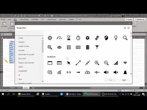 Excel Şekil Ekleme, Simge Ekleme, Grafik Oluşturma