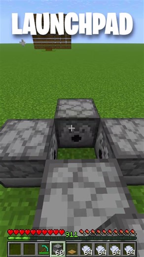 Minecraft Working Launchpad Tutorial 🤯 #minecraft #gaming #new