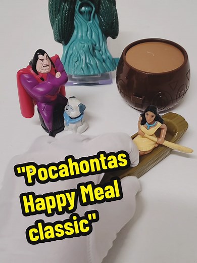 Pocahontas Happy Meal Toy Set from the 1990s