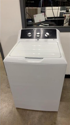 GE General Electric commercial top load washer white