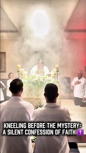 Kneeling at the Altar | A Heart’s Surrender to Christ #Eucharist #CatholicFaith #CatholicChurch