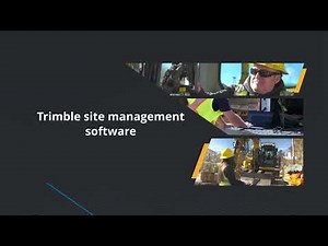 Trimble Site Management software portfolio