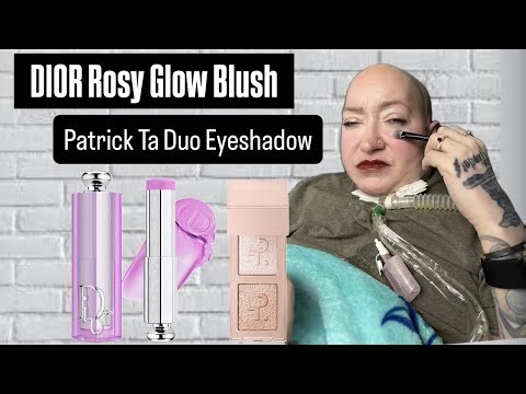 Testing DIOR Rosy Glow Blush -Pink Lilac & Patrick Ta Eyeshadow Duo - In Your Dreams