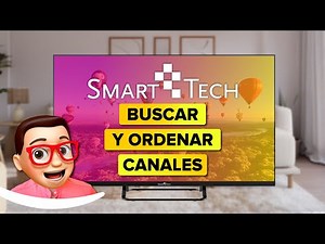 Cómo BUSCAR y ORDENAR Canales en TV Smart Tech ❤️ NO Smart TV