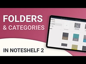 Noteshelf Pro: Simplified Folders & Categories Tutorial
