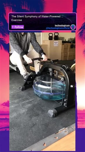 Technologicum | Observe the rhythmic cadence of human exertion, harmoniously engaging with engineered simplicity. Here, we witness a water rower in... | Instagram