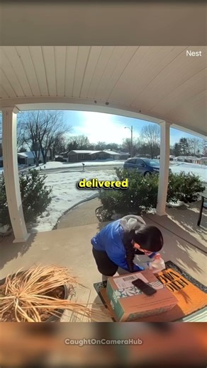 Doesn't She Know there's a Doorbell Camera?