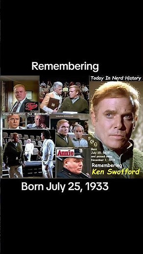 Remembering Ken Swofford, born July 25, 1933 and passed away November 1, 2018.