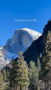 16 reactions · 12 comments | Yosemite in winter ❄️ Crowds are low, the snow is falling, the waterfalls are rushing. It’s such a special time to visit. Note that Glacier Point road and Tioga pass are closed for the winter ❄️ ✨ Have you visited Yosemite National Park during winter? #yosemite #nationalpark #yosemitenationalpark #nationalparks #outdoors #explore #adventure #travel #nature | K E N D R a | Facebook