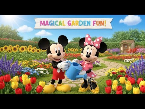 Mickey Mouse and Minnie Mouse Gardening Adventure 🌼 | 30-Minute Fun Kids Story