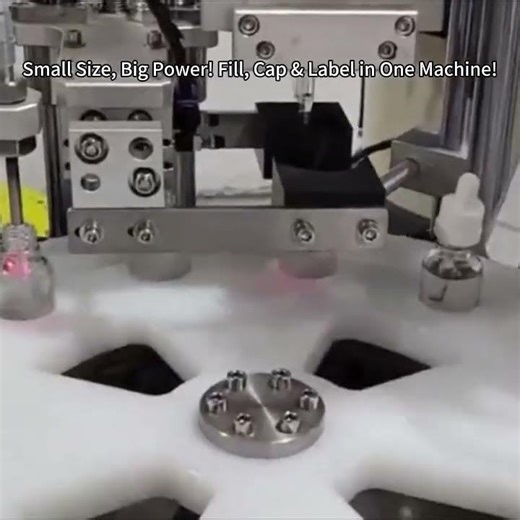 Desktop Rotary Filler, Capper & Labeler Workflow