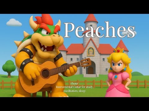 Super Mario Bros - Peaches | Solo Guitar (1 Hour Relax, Study & Meditation Music)