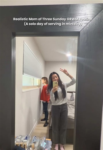 Realistic Mom of Three Sunday GRWM Routine (A solo day of serving in ministry) Some Sundays look loud and full, and some look quiet and solo. This season of motherhood has taught me that serving doesn’t always look the same—and that’s okay. Whether it’s from home, behind the scenes, or on my own, showing up faithfully still matters. If you’re a mom navigating calling and family at the same time, know this: your obedience in this season is seen, and it counts. 🤍 @페리페라 peripera_official @skinsmar