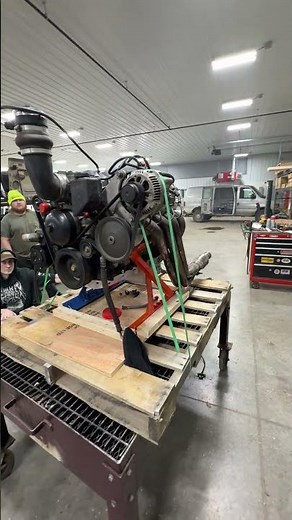 LS1 5.7L V8 Test Bench Fire-Up – Hear That ROAR! 🔥 S1CE417