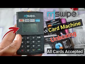 Mswipe Machine Unboxing | Best Swipe Machine Unboxing | All Cards Accepted swipe machine