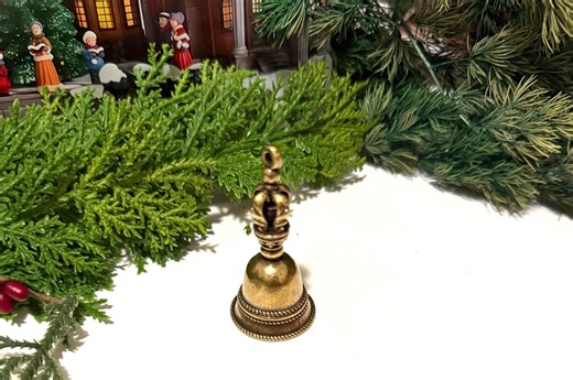 Miniature Copper Ringing Bell - Etsy