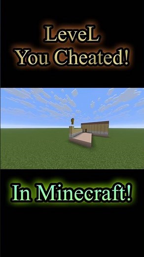 Level You Cheated in Minecraft: