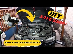 BMW 3 Series Starter Replacement (Step by Step Tutorial)