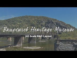 HO Scale B&O Layout at the Brunswick Heritage Museum