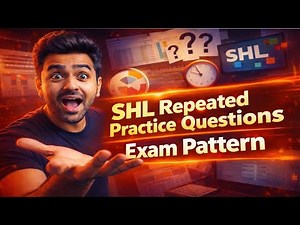 SHL Part 1: Practice Question, Patterns | Kingdom Of Sonu Saw @sawsonu123