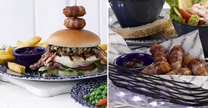 Wetherspoons' Christmas menu includes a huge pigs in blankets burger
