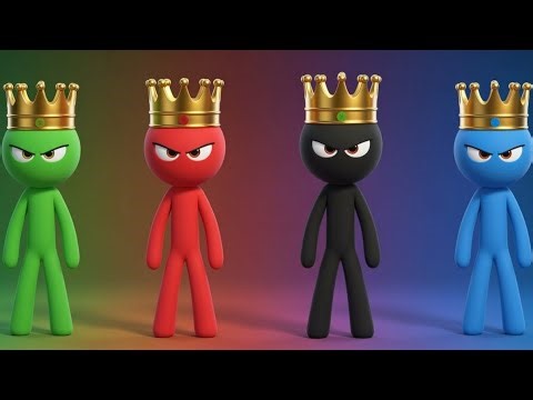 Stickman Party: The Most Intense 4-Player Battle Ever! 🏆