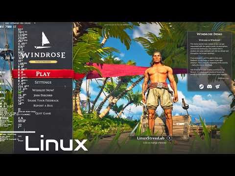 6K Windrose Beautiful Open World Pirate Linux Gameplay