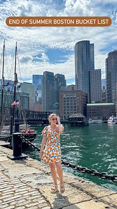 The Boston Bucket List for the last few weeks of summer ☀️ Rounding up some of my favorite things to do in Boston that are best when experienced in the summer. What would you add to the list? 🌰 Walk down Acorn Street 🌳 Stroll through Boston Common 🚲 Ride bikes through South End 📚 Read a book in the Courtyard at Boston Public Library 🦪 Enjoy rooftop/patio dining ⚓️ Spend an afternoon at Tall Ship Boston 🛥️ Take a boat cruise through Boston Harbor 🍹 Get a cocktail at Envoy Rooftop 🪴 Visit 