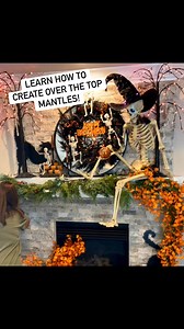 4.1K views · 56 reactions | This is a blast from the past but this year’s mantle tutorial is coming up this week INSIDE THE BARN-my online design school! We would love to have you join us!! Link in comments #bigbarnblooms #halloween #halloweenathome #spookyseason #halloweendiy #spooky #halloweenvibes #pumpkinseason #halloweendecor #halloweendisplay #halloweenhomedecor #halloween2025 #spookymonth #diycrafts | Big Barn Blooms | Facebook
