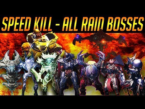DESTINY: ALL RAID BOSSES KILLED AS FAST AS POSSIBLE (D1 & D2)