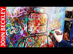 Pop Art Painting of a Lego / Street Art / Abstract Art | Noa