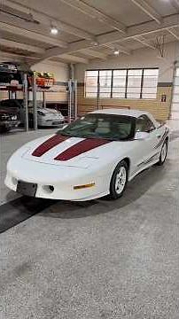 1995 Pontiac Firebird Trans Am convertible! Triple White! Only 35k miles. Sneak peek. For sale.