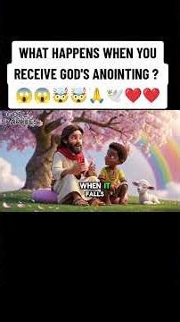 Jesus explains: When My anointing falls on you, it’s not just a feeling—it’s power, purpose, and