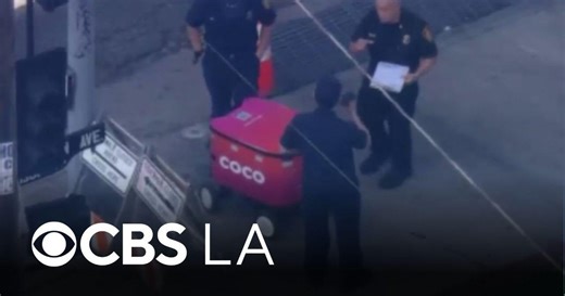 LAFD ambulance collides with food-delivery robot