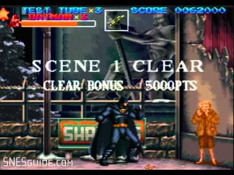 Batman Returns - SNES Gameplay