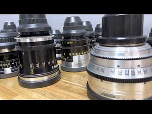 Panavision lens test selection.