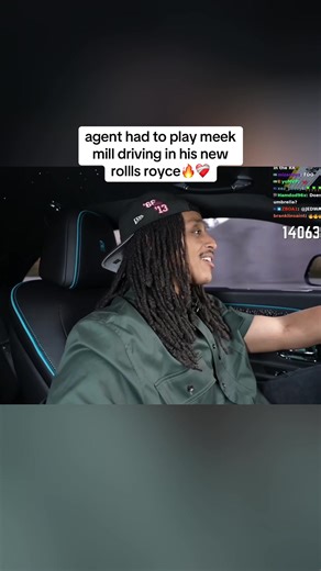agent had to play meek mill driving in his new rollls royce🔥❤️‍🩹#agent00 #fyp #viral