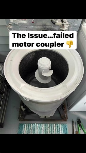 Washer Not Agitating? Motor Coupler Failure