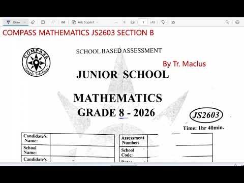 COMPASS MATHEMATICSGRADE 8 JS2603