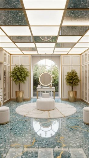 ASMR Aotea Stone Epoxy Floor | Luxury Dressing Room ✨ #asmr #interiordesign #aoteastone #design