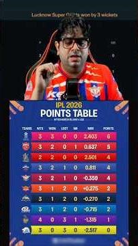 Big change in the points table 😳💥 Who will become No.1? 🔥