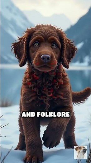 Irish Water Spaniel: Curly Hunter & Irish Legend #dogs #animals #shorts