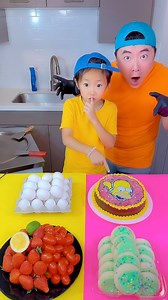 1.5M views · 10K reactions | Simpsons cake vs spicy sauce ice cream challenge! #simpsons #funny by Ethan Funny Family | Ethan Funny Family | Facebook