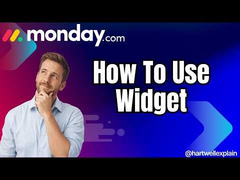Monday.com Widgets Tutorial - How To Use Widgets In Monday.com
