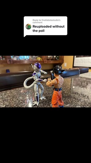 Replying to @finallabstastudio #stopmotion #frieza #goku #dbz #dbzabridged #fight #dragonballz #dragonballsuper #fyp